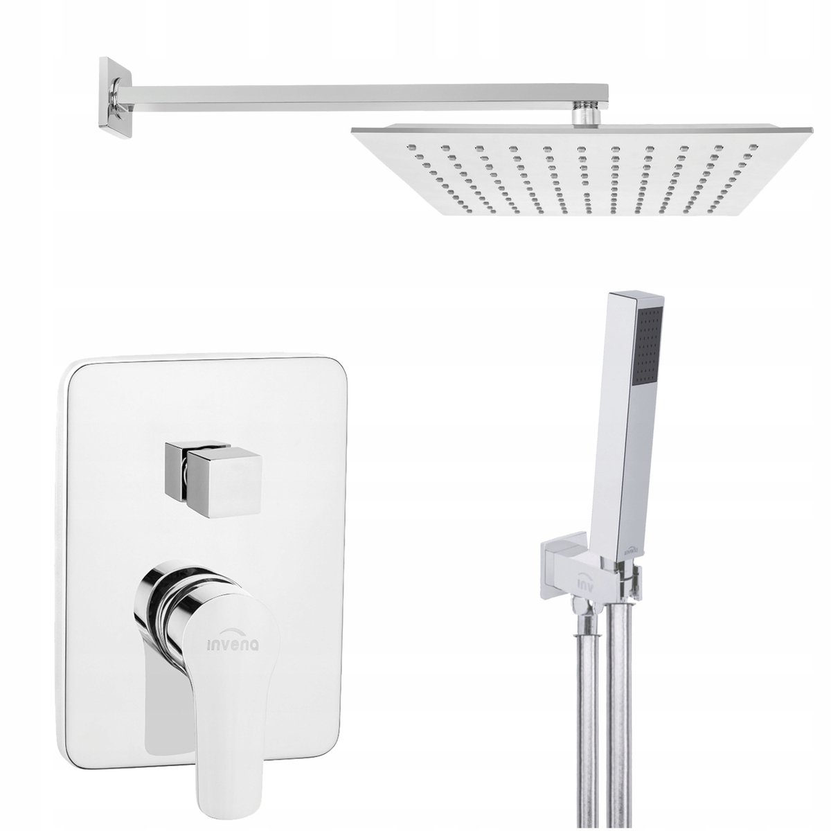 Invena Verso Doucheset Inbouw 2-Functies Chroom