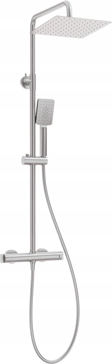 Deante Doucheset met Thermostatische Kraan NAC F4HT - Chroom