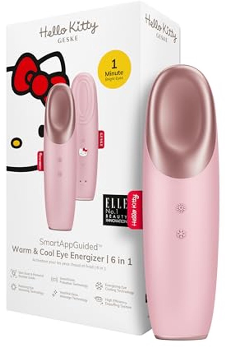 Oogmassager met 6 functies voor oedeem- en donkere kringenbehandeling