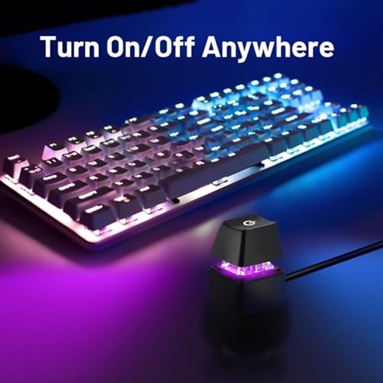 Externe Pc Aan/Uit knop, Desktop pc Computerbehuizing Aan/Uit Schakelaar Aan/Uit Mechanische Sleutel Blauwe Schakelaar Verlichte Computerhostknop Externe Pc Aan/Uit knop, Desktop pc Computerbehuizing Aan/Uit Schakelaar Aan/Uit Mechanische Sleutel Blauwe Schakelaar Verlichte Computerhostknop