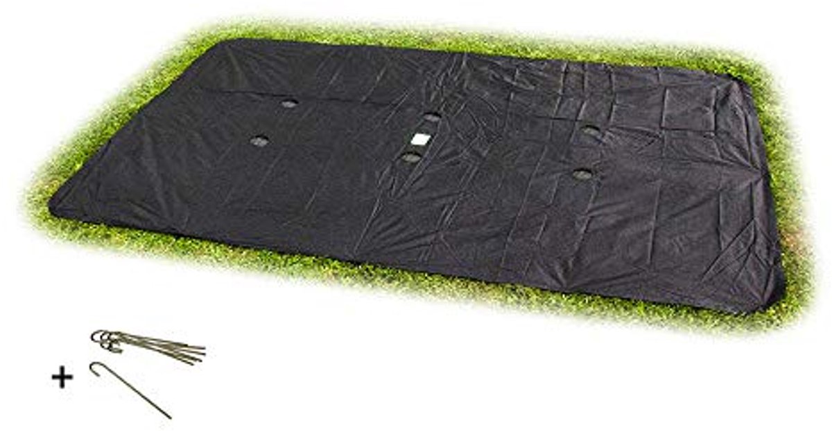 Rechthoekige Trampoline Afdekhoes - Waterafstotend en Weerbestendig - Beschermhoes voor Trampolines 244x427cm