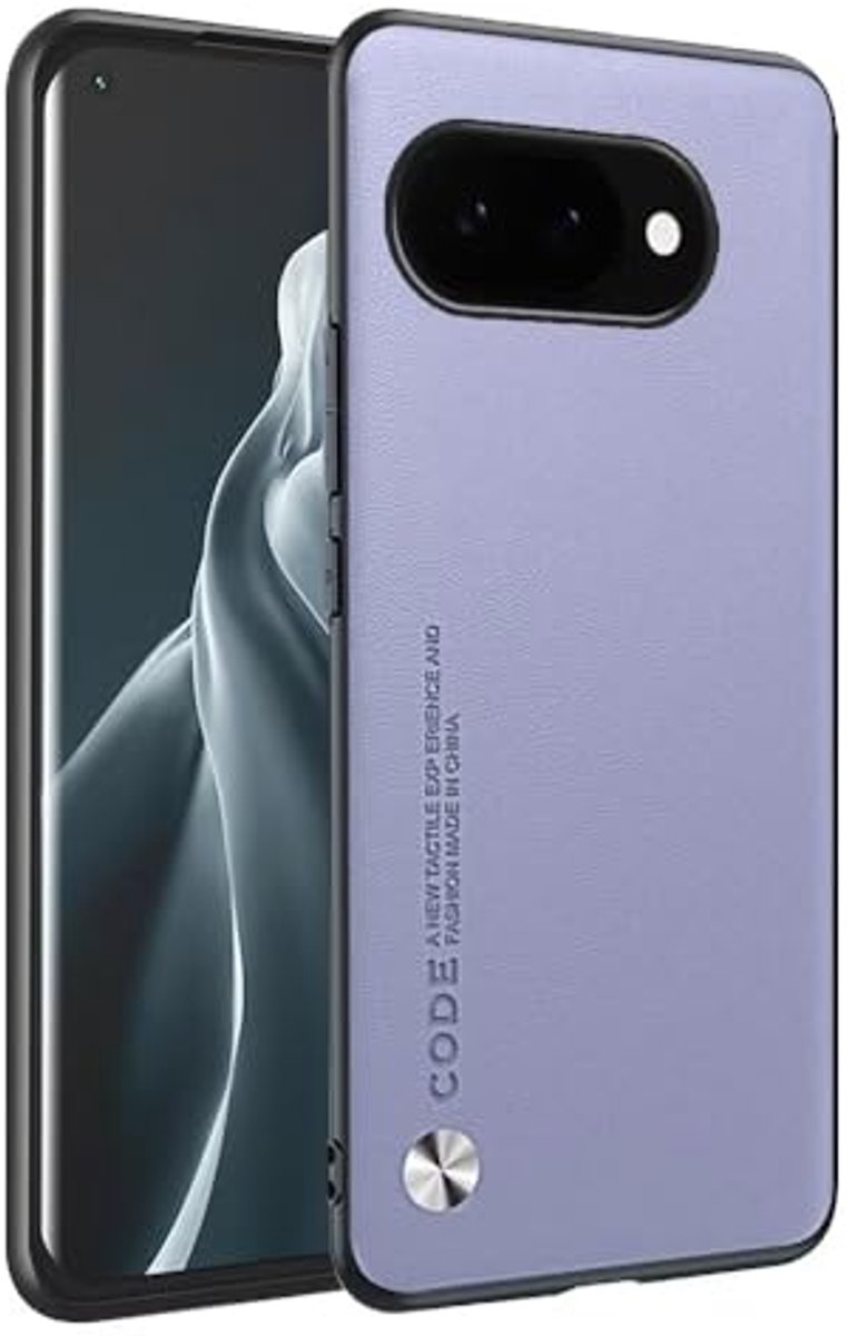 Mobiele Telefoon Beschermhoes voor Google Pixel 9A - Licht Paarse Kunstleather Case