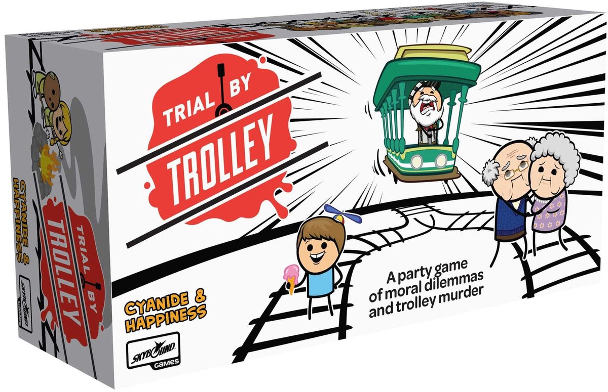 Trial by Trolley - Happiness and Cyanide Boardgame (English) (LDG3203)