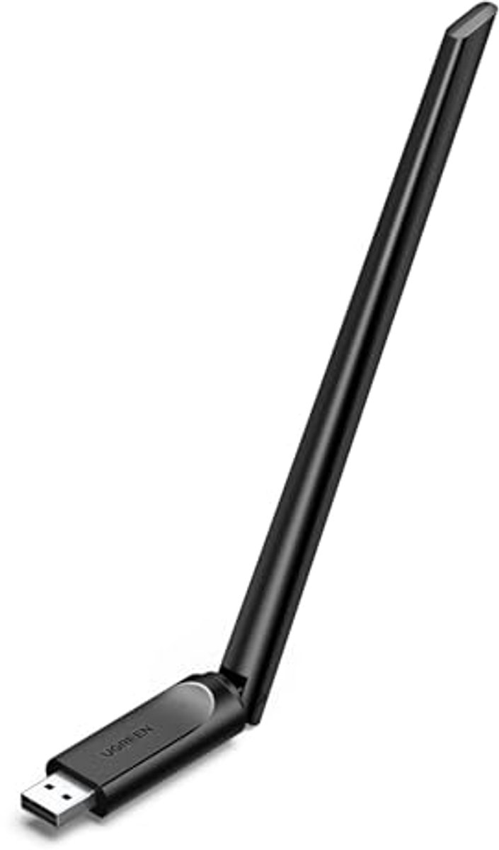 WLAN Stick AX900 WiFi 6 Dongle voor PC met Antenne - Dual Band 2.4G/5.8GHz, Hoogwaardige Internet Stick met Ingebouwde Stuurprogramma's