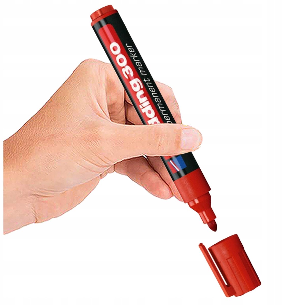 Edding Permanente Marker Rood 1,5-3mm Sneldrogend