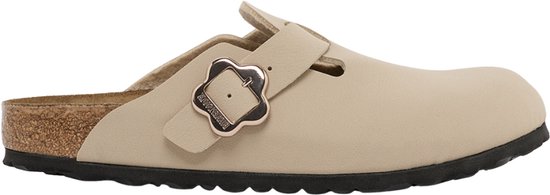 Birkenstock - Boston Flower Buckle Beige - Taille 39