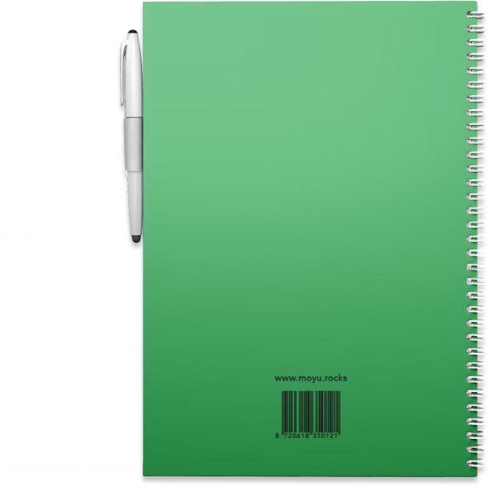 MOYU - Flashy Moss Notebook - Carnet effaçable A4 Hardcover