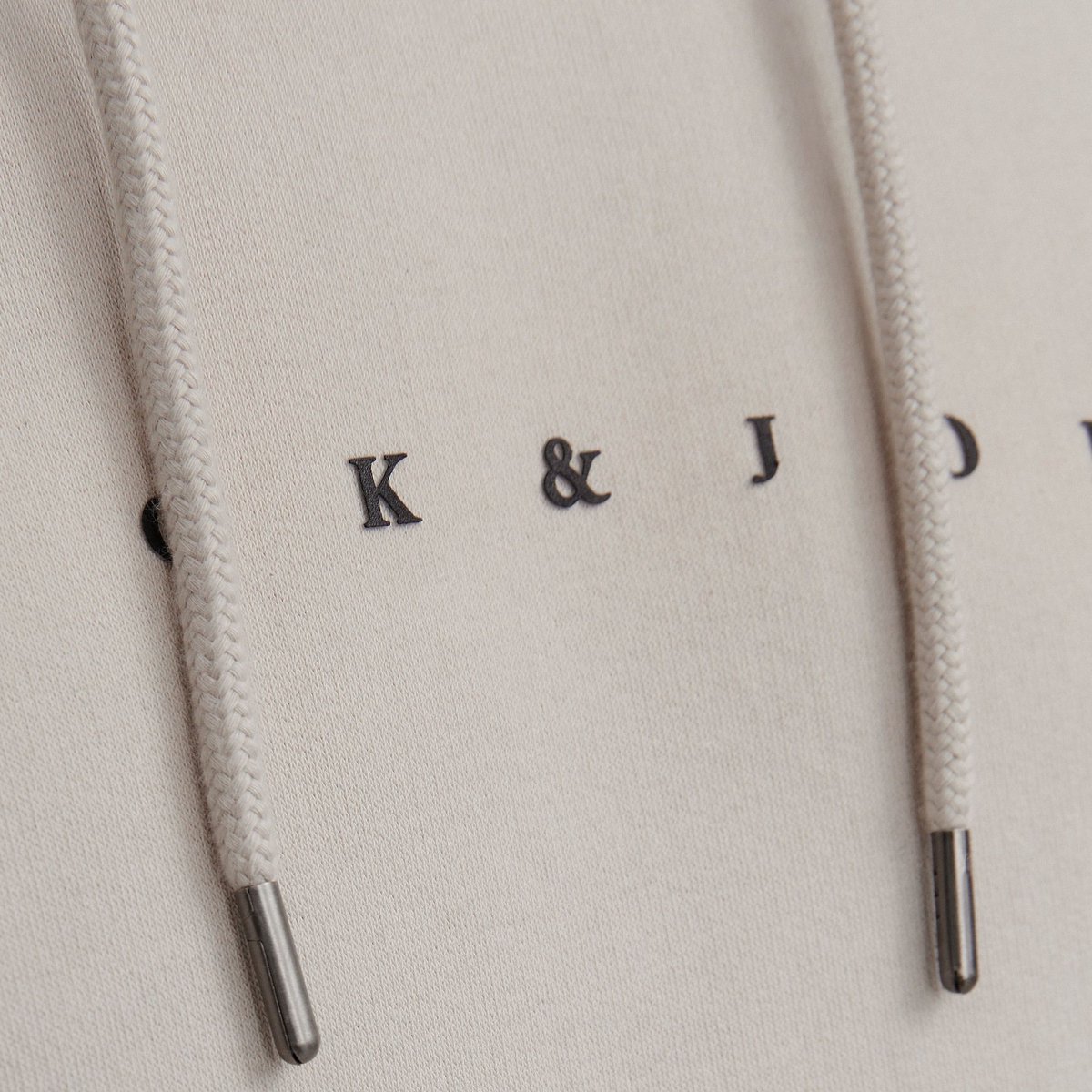 JACK & JONES Star jj sweat hood regular fit - heren hoodie katoenmengsel met capuchon - beige — afbeelding 8