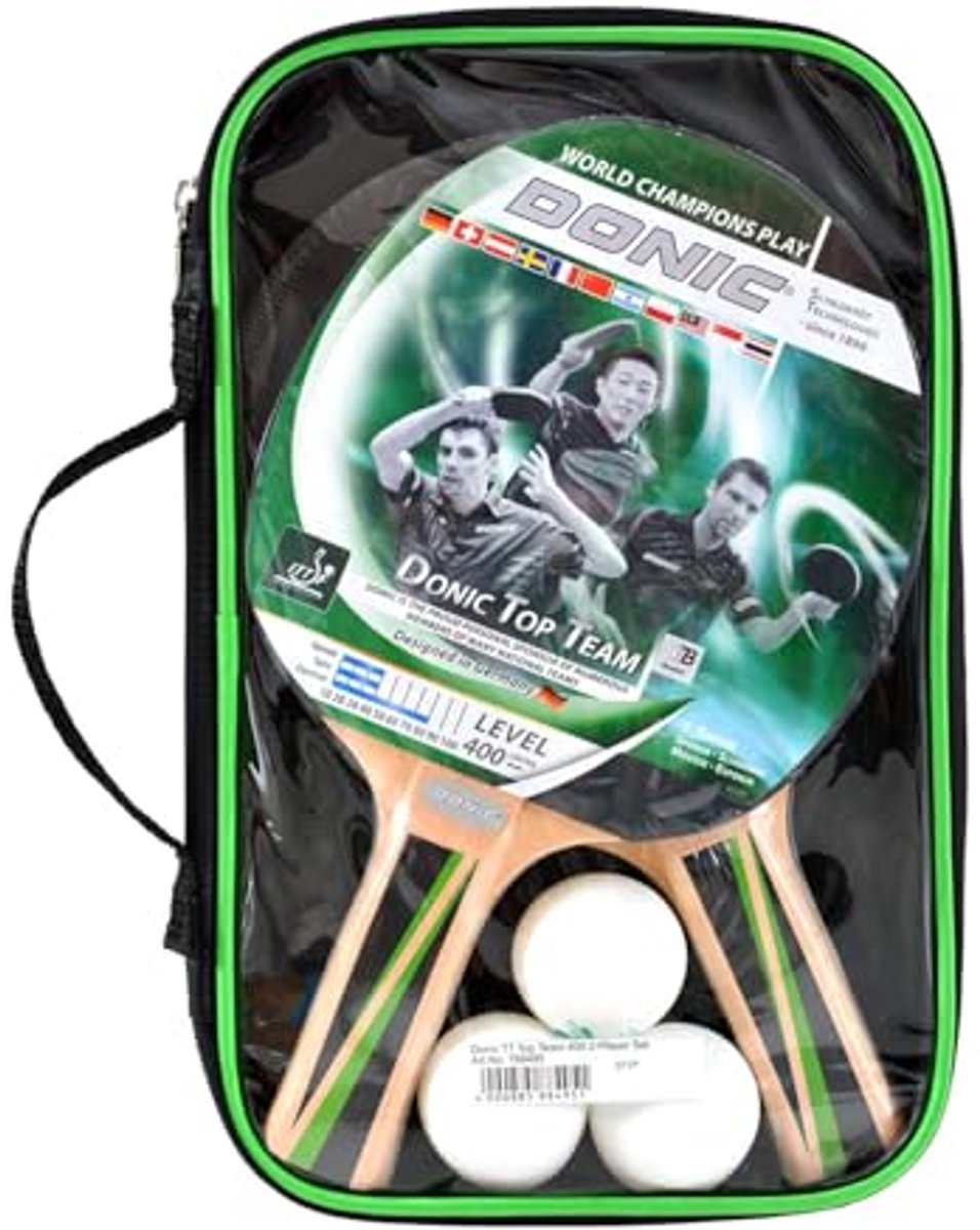 Tafeltennisset met 2 Rackets en 3 Ballen - Compleet in Hoogwaardige Tas