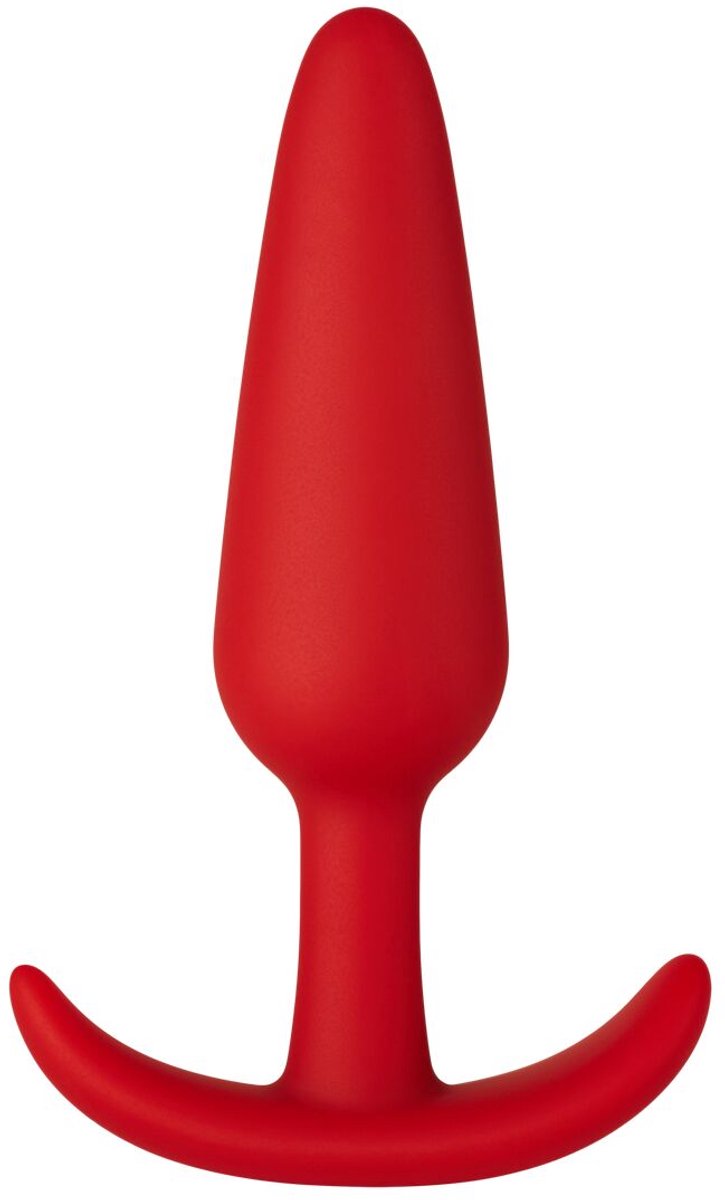 Forto F-31 plug Medium Anaalplug - Rood - 9.9 cm