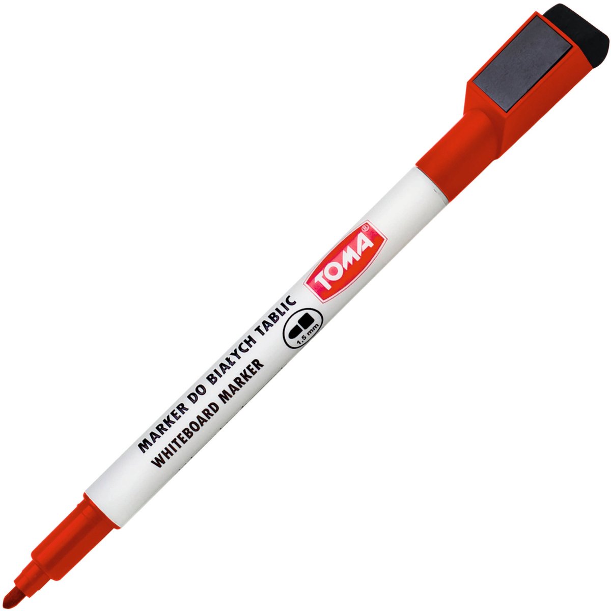 Rode whiteboardmarker met magneet - TOMA