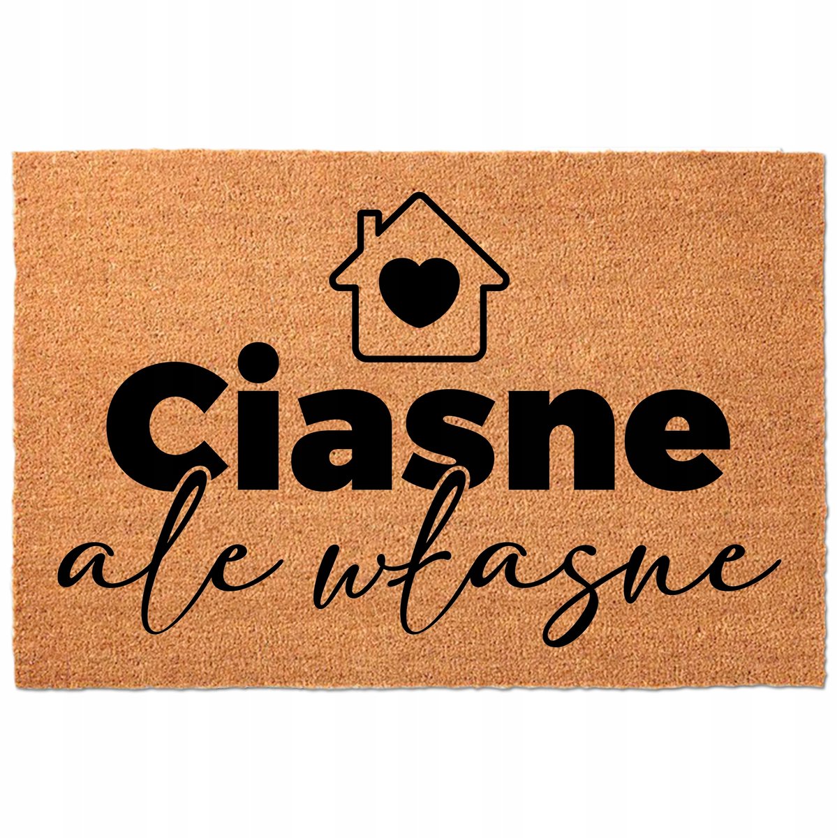 Kokosmat Deurmat Beige 40x60cm - "Ciasne ale odvne"