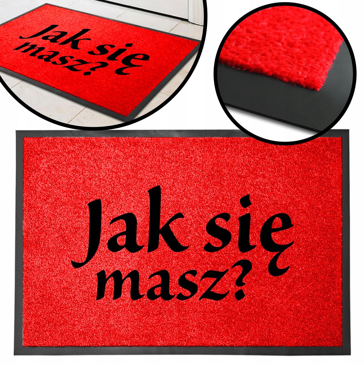Monochrome Deurmat 40x60cm - Welkom bij Stijl!