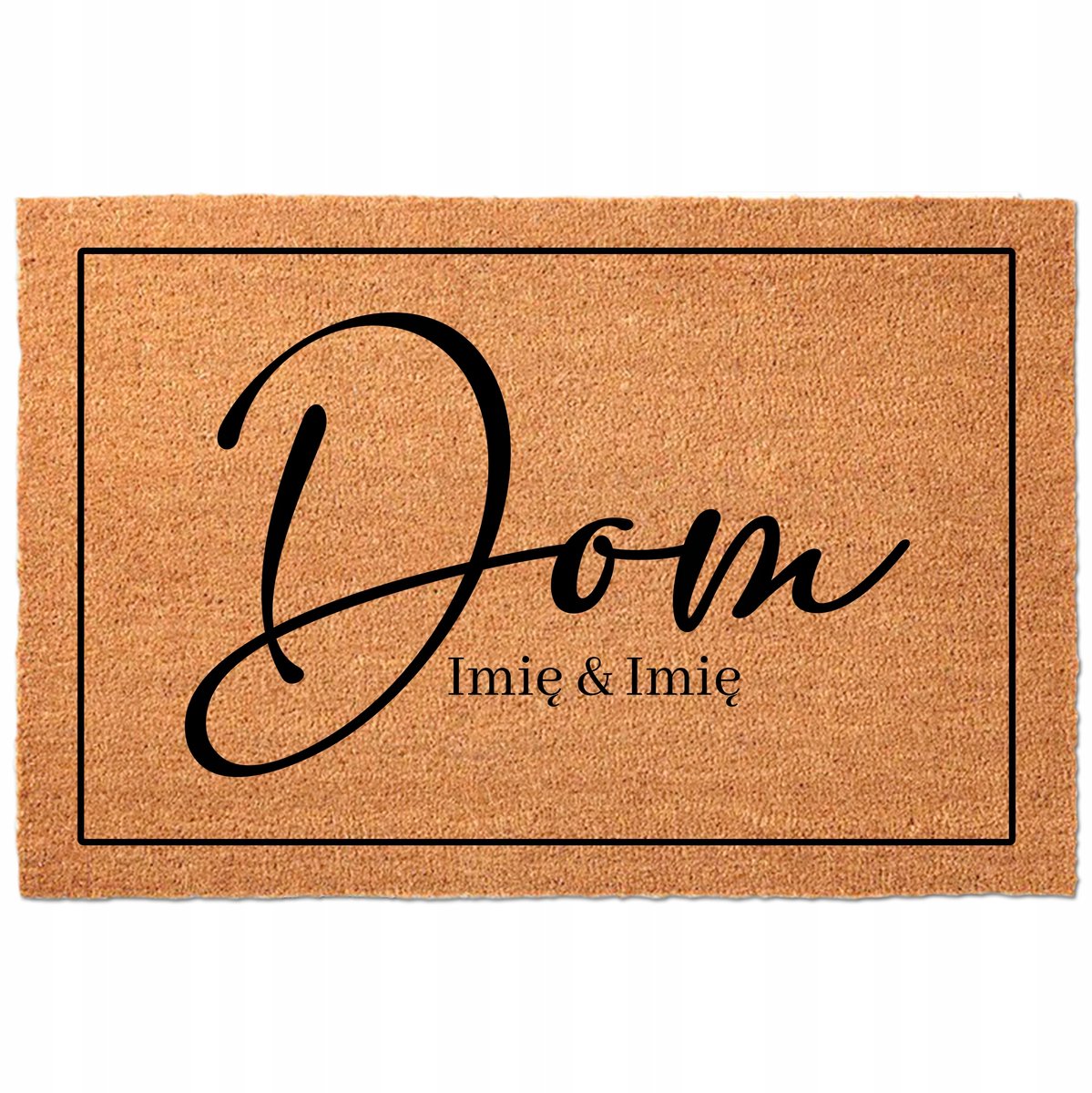 Kokosmat Deurmat 40x60 cm - Personalizer met Uw Naam