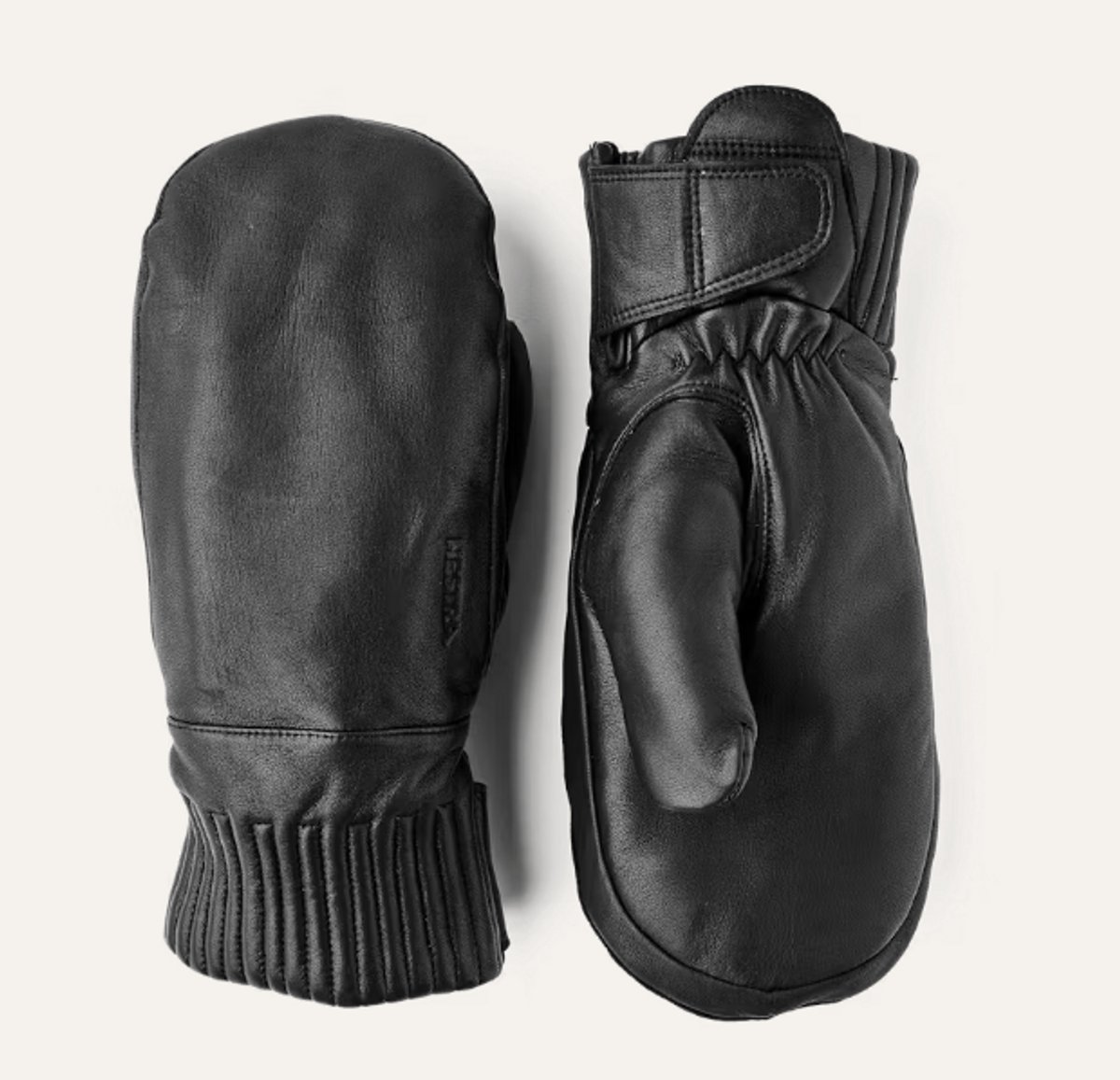 HESTRA IDRE WOOL MITT Zwart