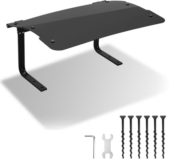 Weerbestendige Garage voor Robotmaaier 73x57x40 cm, Opvouwbare Buitenbescherming met Stabiele Verankering, ABS Kunststof