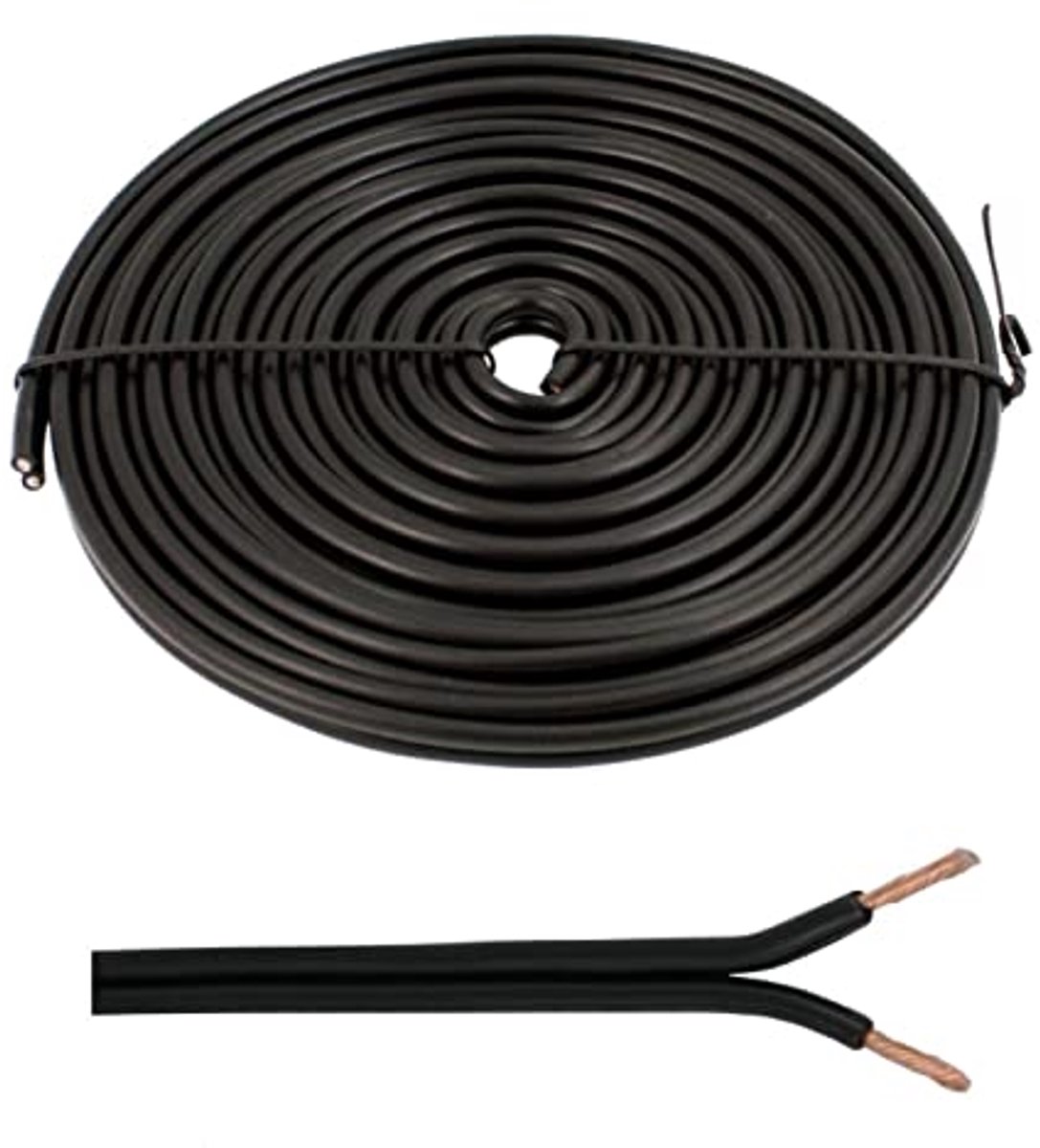 Luidsprekerkabel 5m 2x 4mm² Zwart - Audiokabel