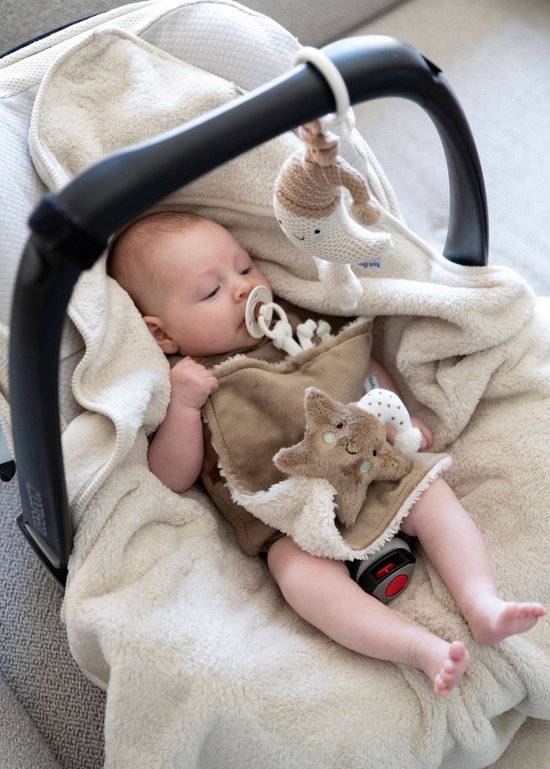 Baby's Only Trilmaantje Heaven - Reisspeelgoed - Speelgoed voor onderweg - Maxi-cosi speelgoed - Buggy speelgoed - Clay/Warm Linen van Baby's Only — afbeelding 4
