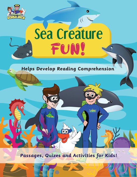 Sea Creature Fun! - Helps Develop Reading Comprehension - cover