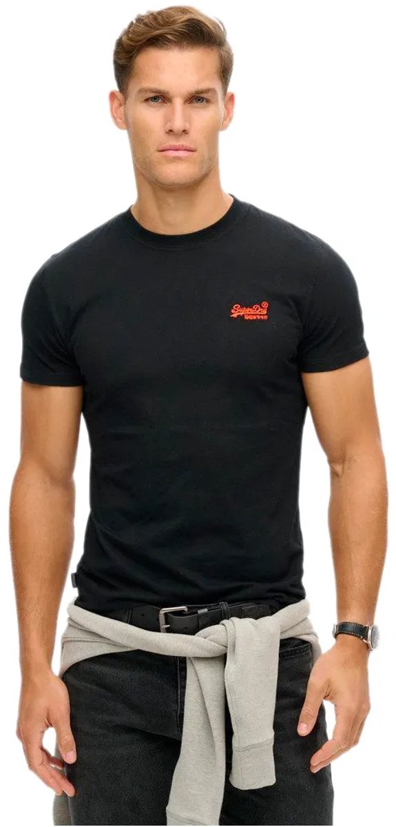 Superdry Organic Cotton Essential Logo T-shirt Heren T-shirts Oranje