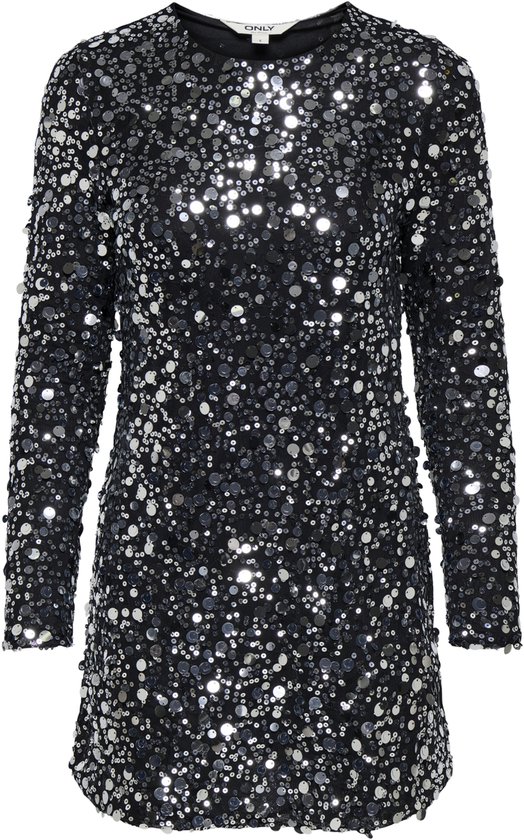 UNIQUEMENT - ROBE À PAILLETTES ONLANIKA CATINA LS WVN - Filles - Mini-robes