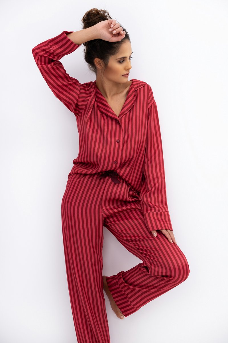 S& Sensis Sensis Dames Pyjama Viscose ROSEMARY 38 / Rood