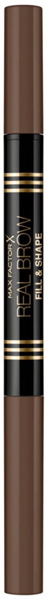 Max Factor - Real Brow Fill & Shape Wenkbrauwpotlood 02 Soft Brown - 2 x 1 gr - Voordeelverpakking