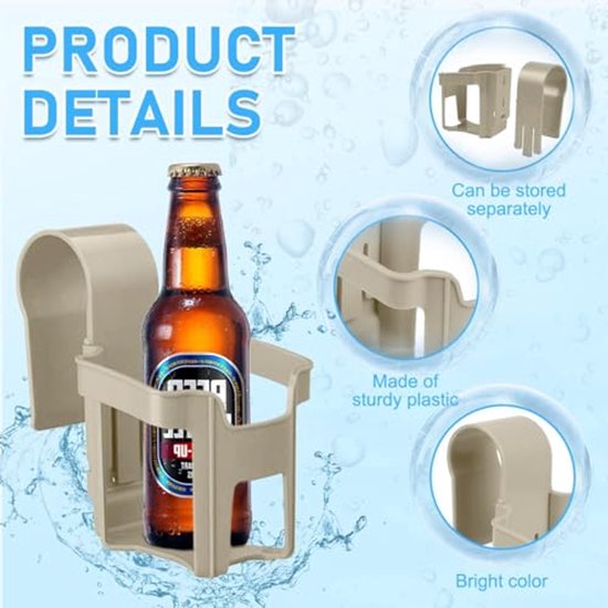 Pool rim cup holder (4 pieces) — afbeelding 2