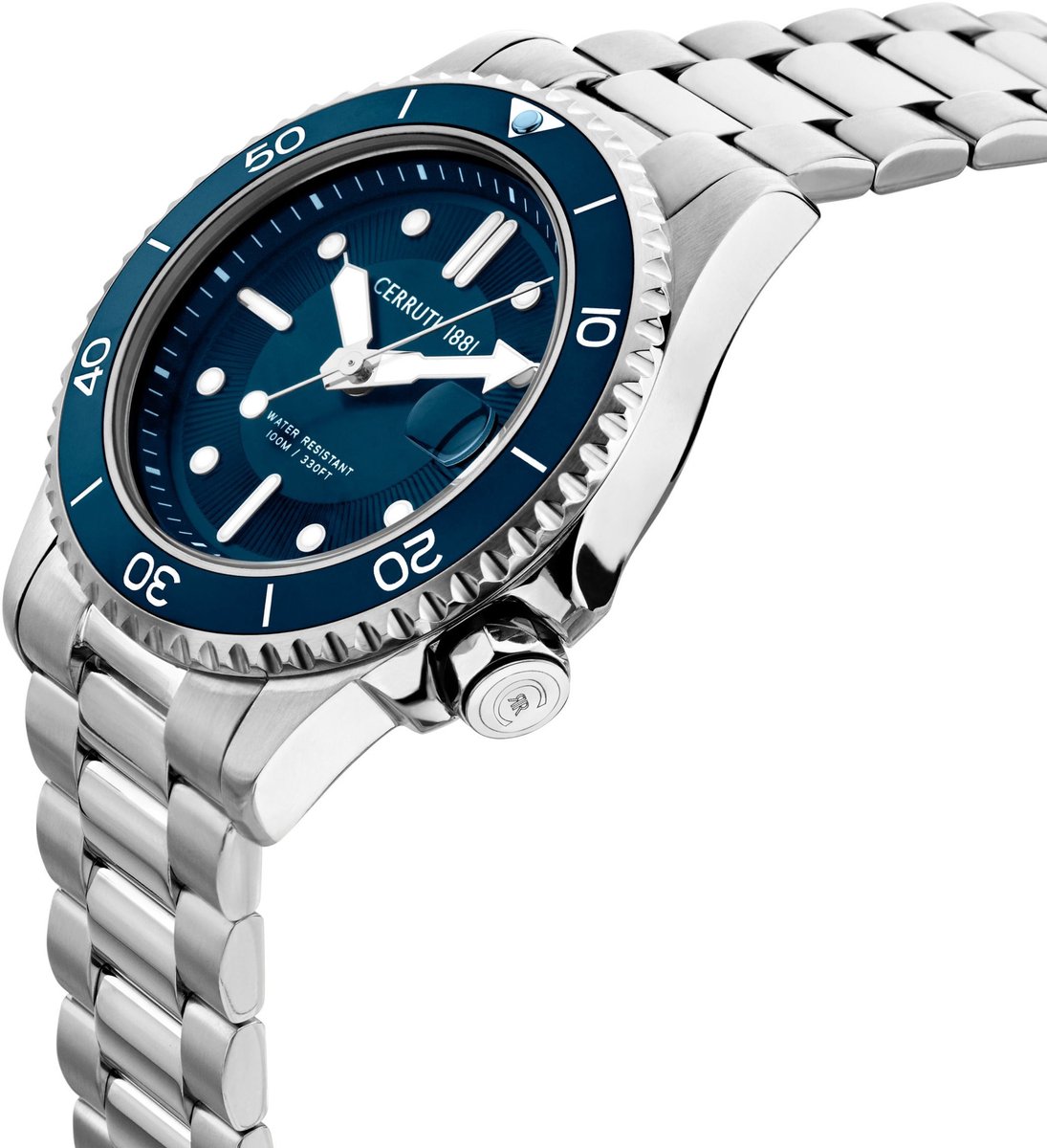 Datum horloge Pesaro Blue