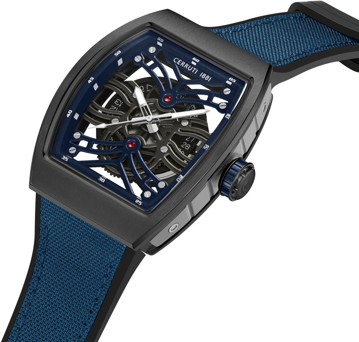 Datum horloge Calliano Blue