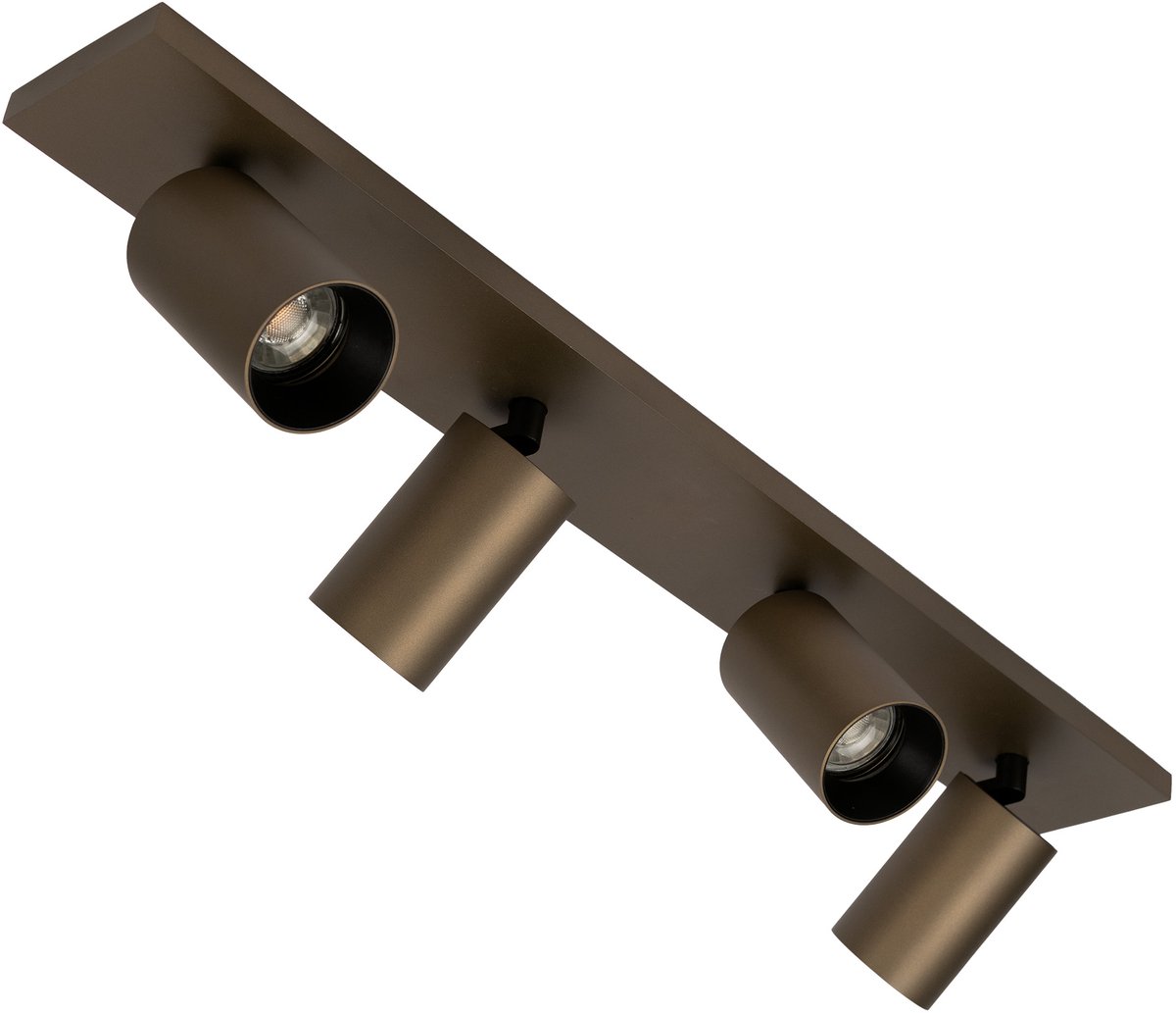 KS Verlichting plafondlamp - Mila 4 lichts - Brons - Binnenverlichting - Richtbaar - Modern