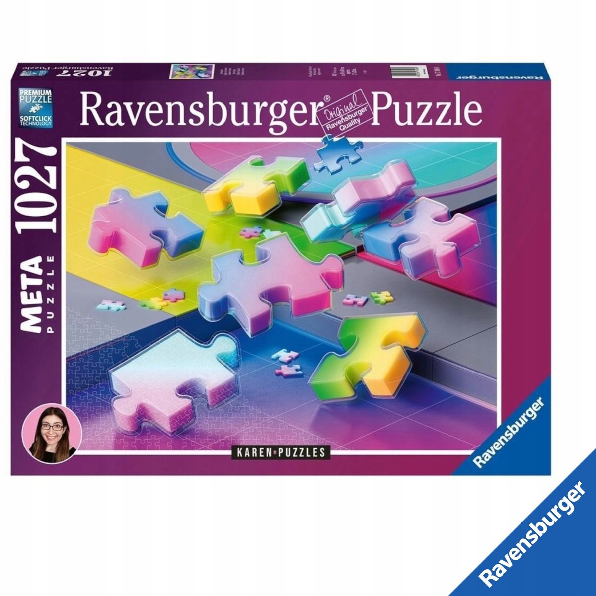 Ravensburger Meta Puzzle Gradient Kaskada 1027 Elementów
