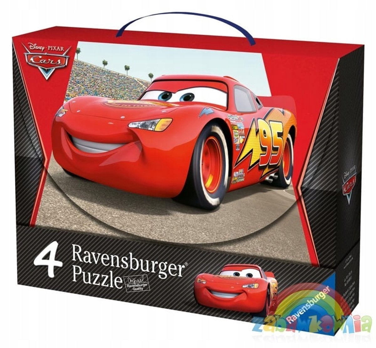 Ravensburger 4-in-1 puzzels auto's - 4 platen, 290 stukjes