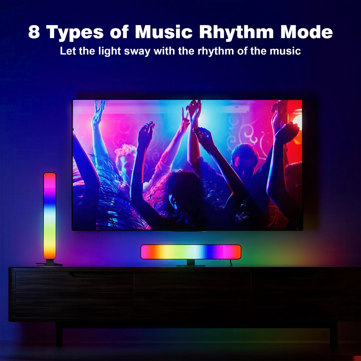 YONO Light Bar RGB - LED Monitorverlichting, 2 stuks thumbnail 6