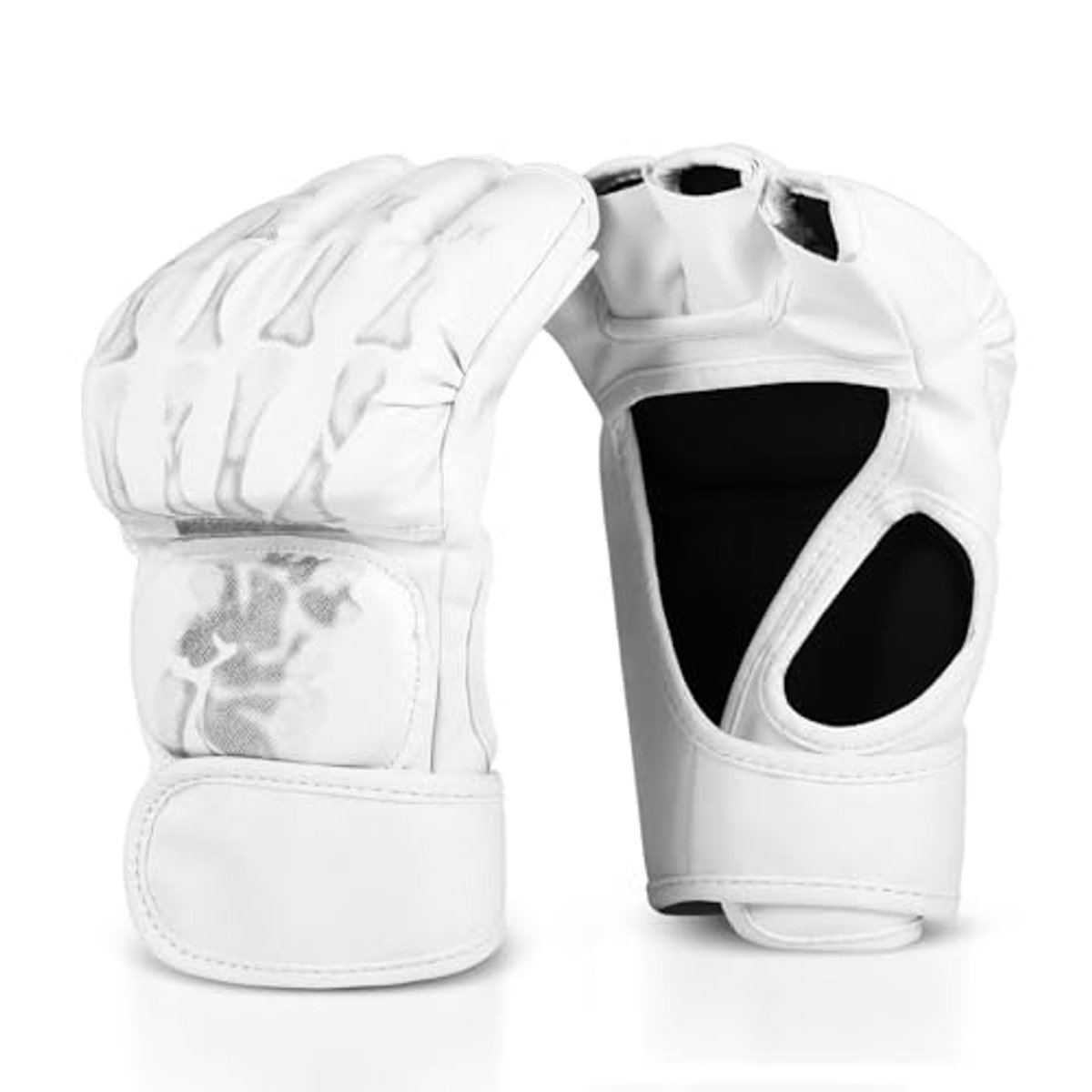 Vingerloze MMA Handschoenen voor Training en Sparren - Kickbokshandschoenen voor Mannen, Vrouwen en Tieners