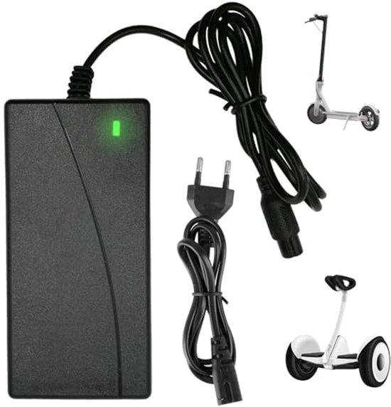 Hoverboard Oplaadkabel 36V 42V 2A 6-Polig - AC Voeding Oplader voor Elektrische Zelfbalancerende Scooter - E-Scooter Acculader Power Netadapter
