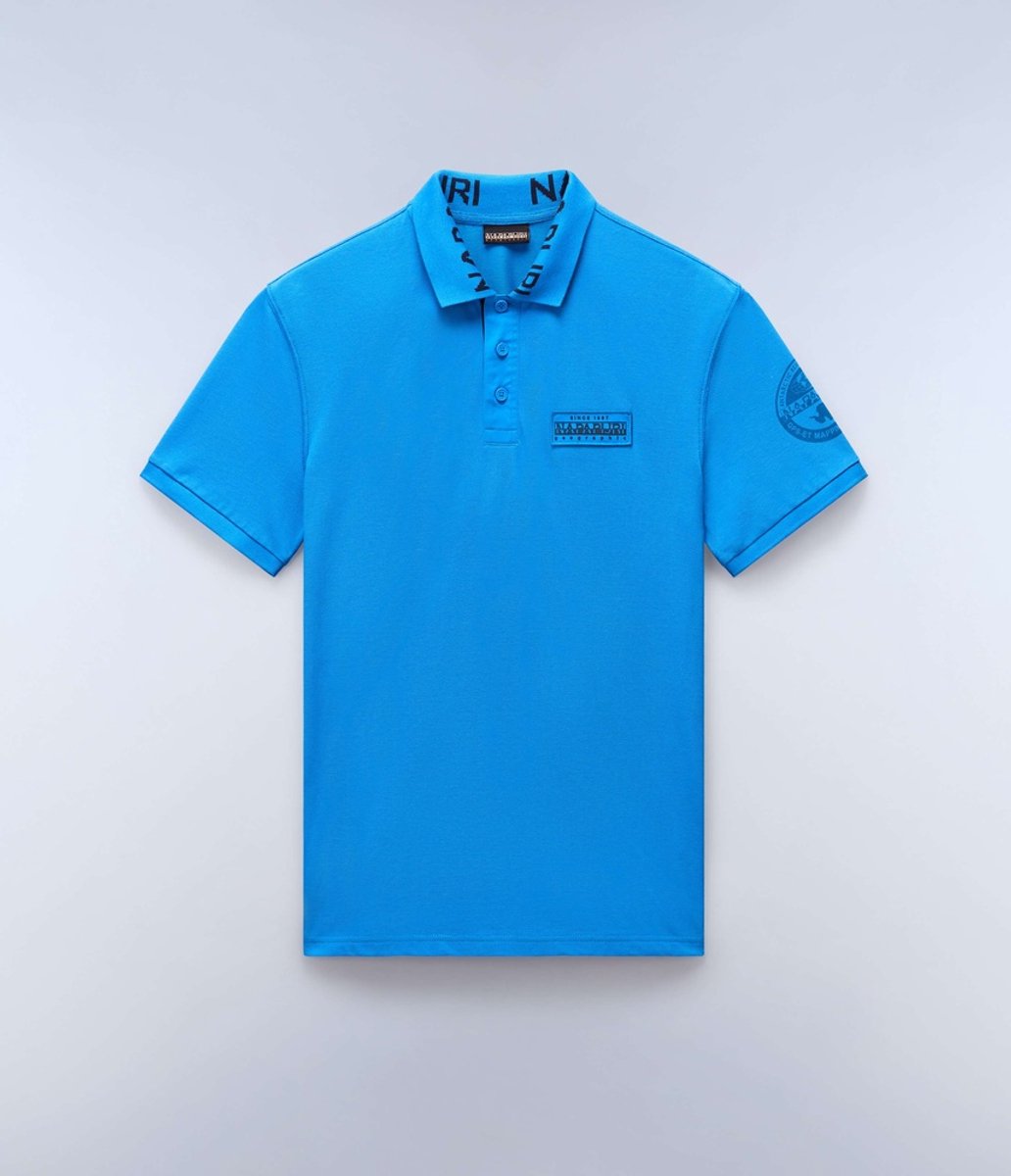 Napapijri Polo Shirt E-Amundsen 1 NP0A4IN9 French -M Blauw