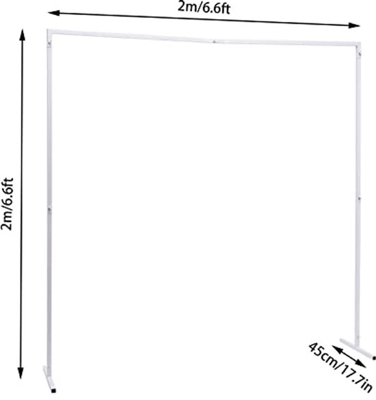 Huwelijksboog metaal 6,89ft/2,1 m ring bruiloft boog frame hart cirkel achtergrond stand bruiloft boog voor feest ceremonie bruiloft DIY decoratie (goud Huwelijksboog metaal 6,89ft/2,1 m ring bruiloft boog frame hart cirkel achtergrond stand bruiloft boog voor feest ceremonie bruiloft DIY decoratie (goud