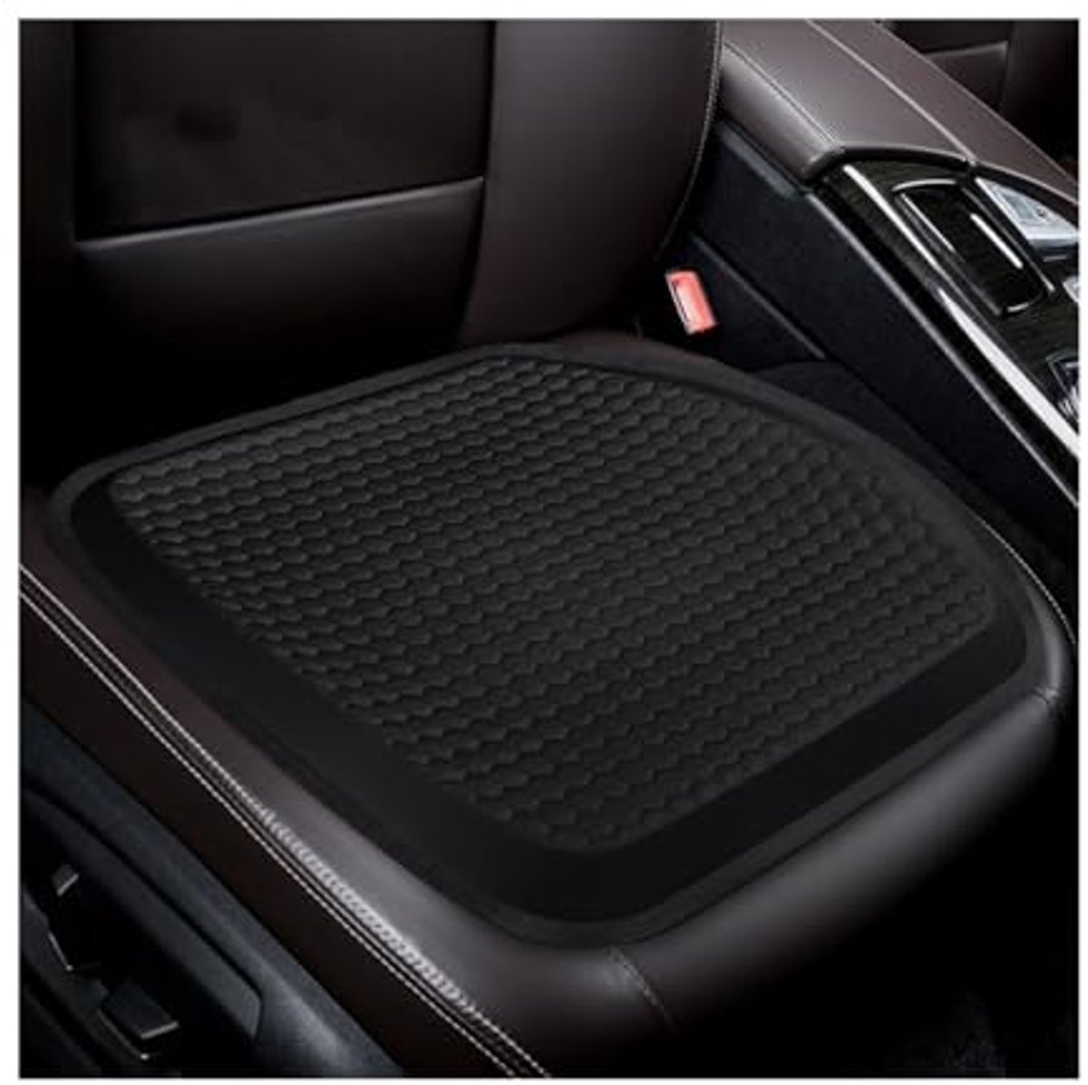 Autostoelkussens met ademend gel, 2 stuks - Ergonomisch lendensteunkussen voor auto en kan