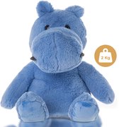 Verzwaringskussen 2KG Dreambuddy Luma het Nijlpaard - 2KG - Verzwaringsknuffel - Verzwaarde Knuffel - Anxiety Knuffel - Kalmerende Knuffel - Official Duzhey Kids Dreambuddy - Nijlpaard Knuffel - Slaapknuffel - Rustgevende knuffel