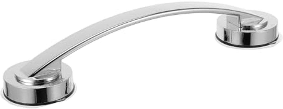 Veiligheidshandgreep Badkamer - Wandbeugel Toilet - Extra Stabiliteit - Zuignap Montage - 30 cm - Wit