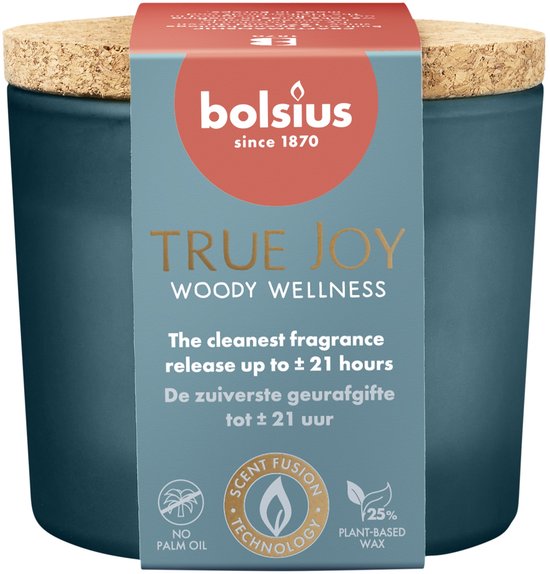 Bolsius - Geurglas met Kurk - Woody Wellness