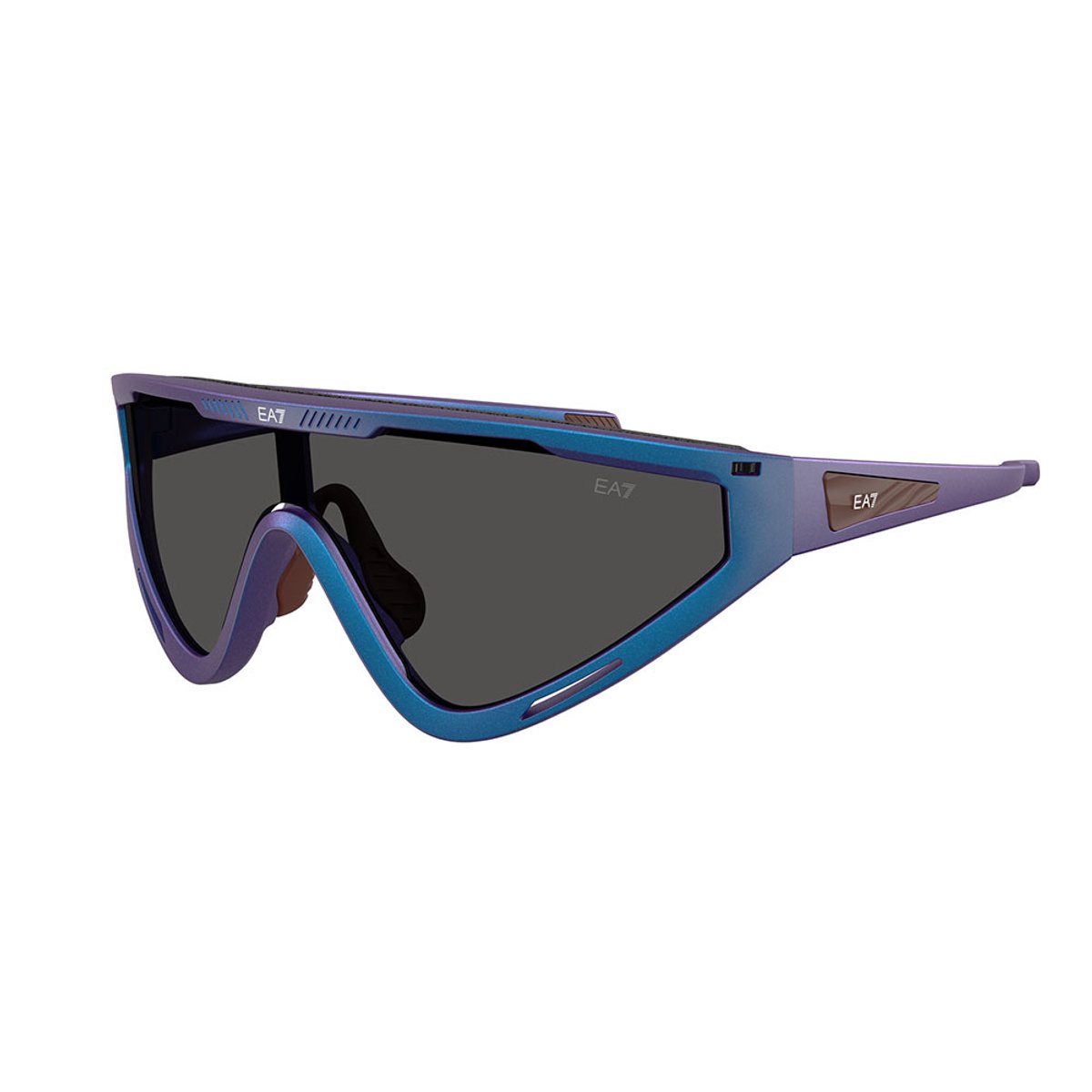 Ea7 Luxottica 0q74001 Zonnebril Paars Dark Grey/CAT3 Man,Vrouw