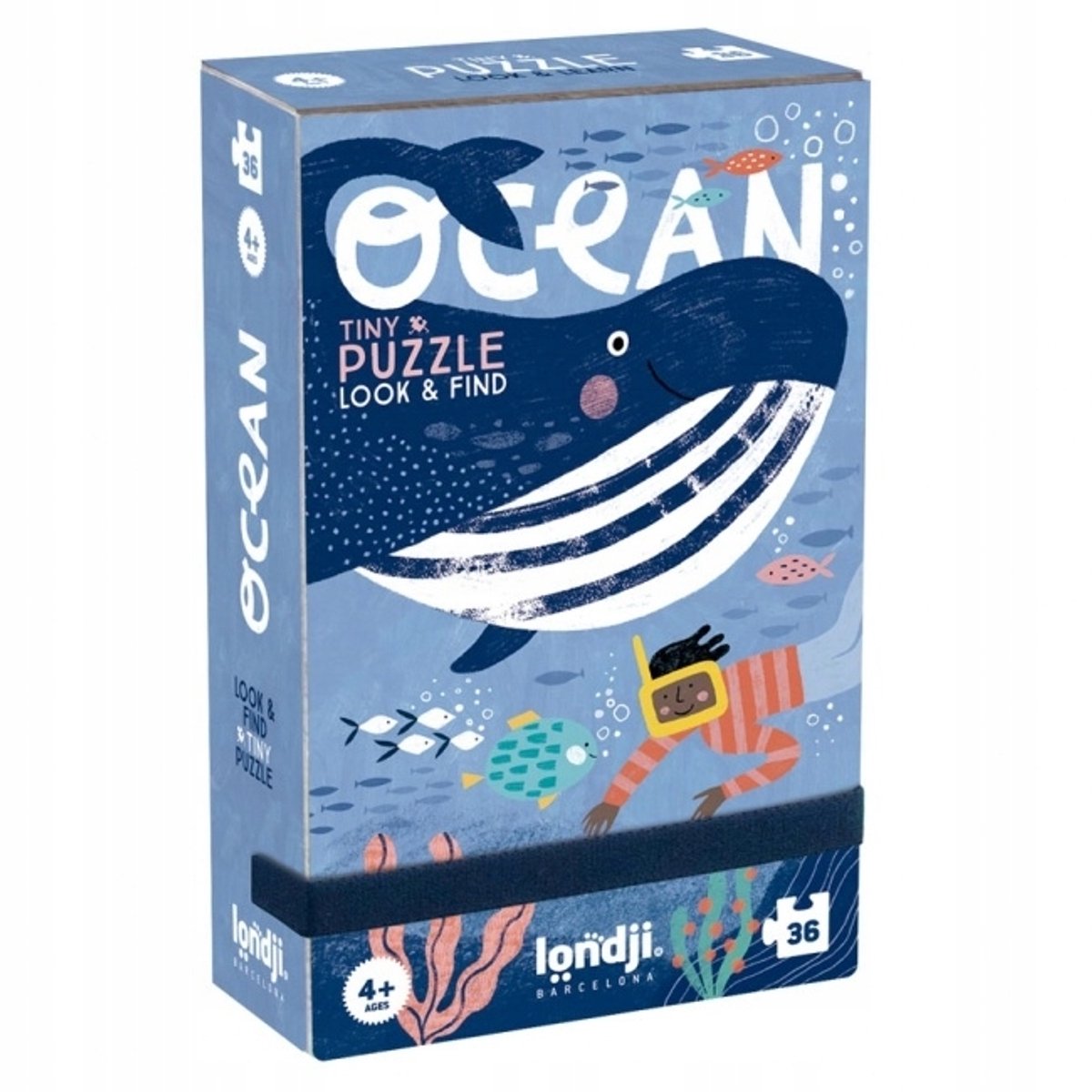 Londji Ocean Mini Puzzel met Observatiespel - 36 Stukjes