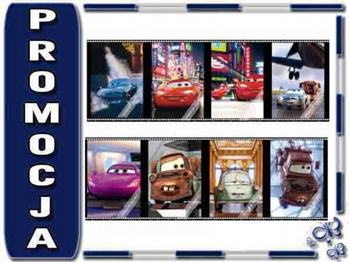 Clementoni Cars 2 Puzzelset - 8 x 25 Stukjes