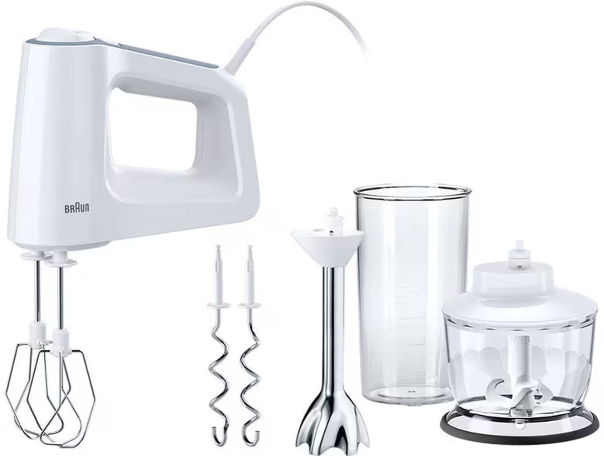 BRAUN HM3137WH Mixer en mixer - Wit