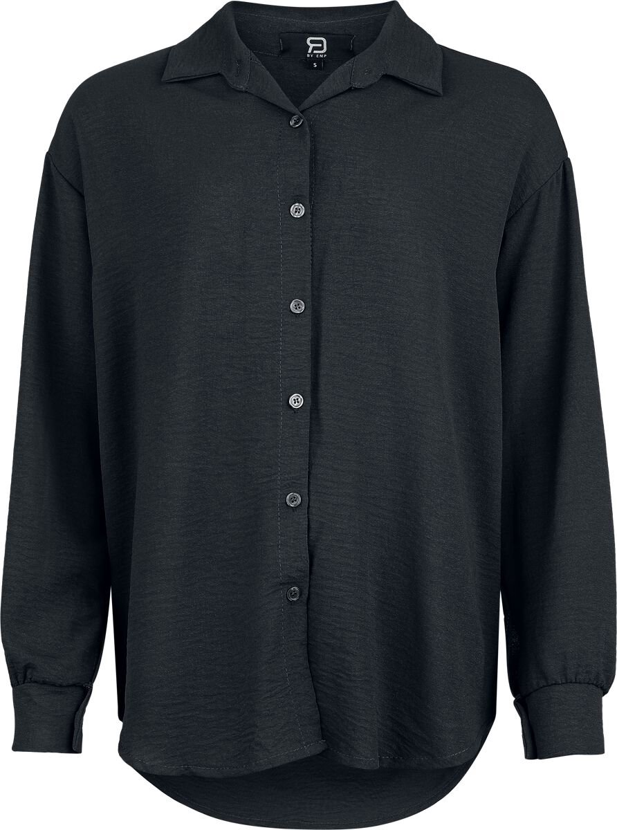 R.E.D. Rock-Engineered Design zwarte basic blouse - Dames - S