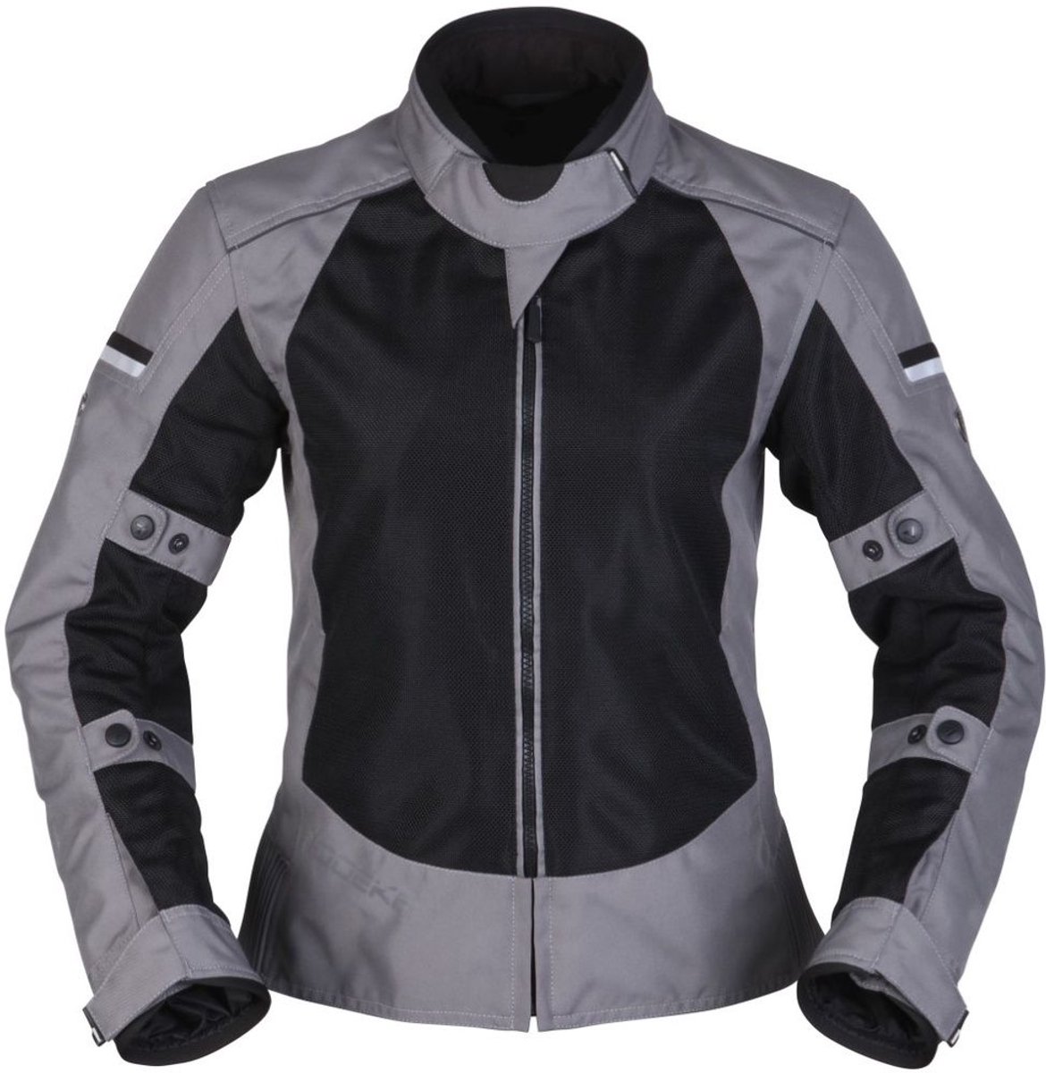 Modeka Veo Air Jas Dames Zwart Grijs - Jas