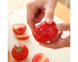 Ynkkvre-Tomaat Kookwekker – Grappige Analoge Keuken Timer – Handige Kookwekker voor Koken & Bakken