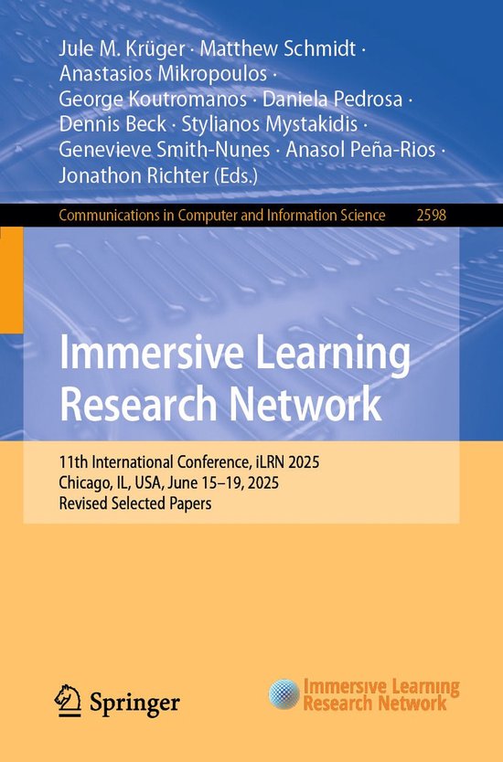Springer Nature Proceedings Computer Science - Immersive Lea ... - cover